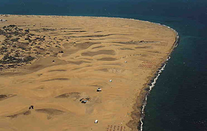 Strand von Maspalomas im Süden von Gran Canaria